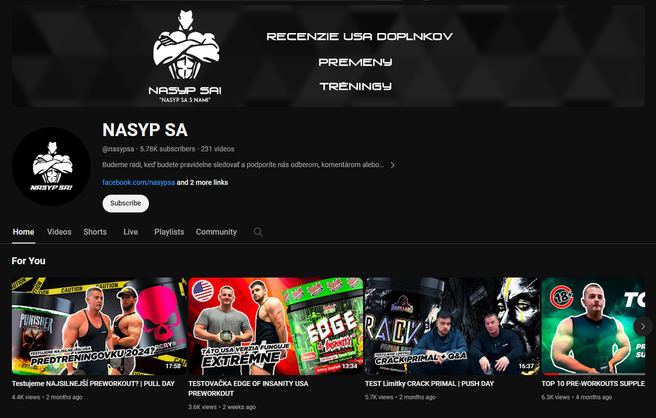 NASYP SA YouTube Banner